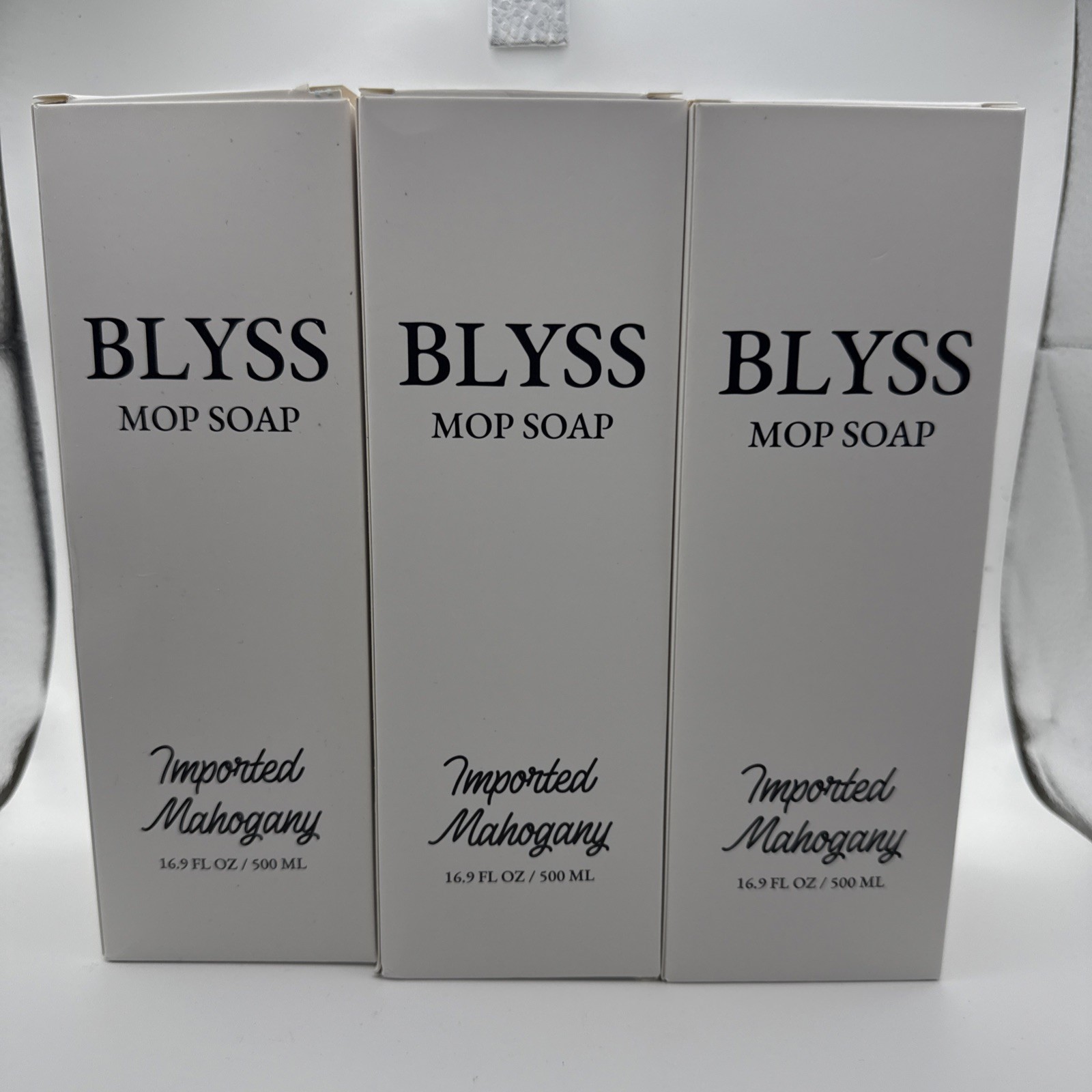 Blyss Scented Mop Soap for Cleaning Floors (4.2 Oz) Imported Mahogany Lot 3