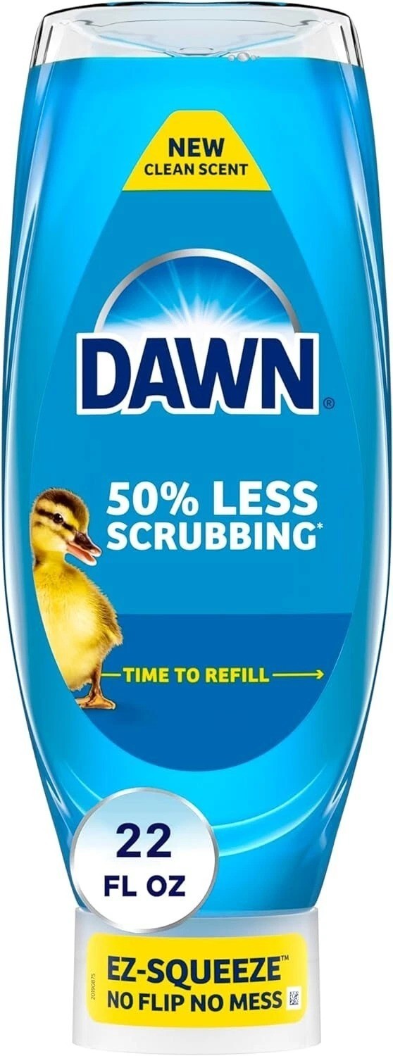 Dawn EZ-Squeeze Ultra Dish Soap Dishwashing Liquid, Original Scent, 22.0 fl oz