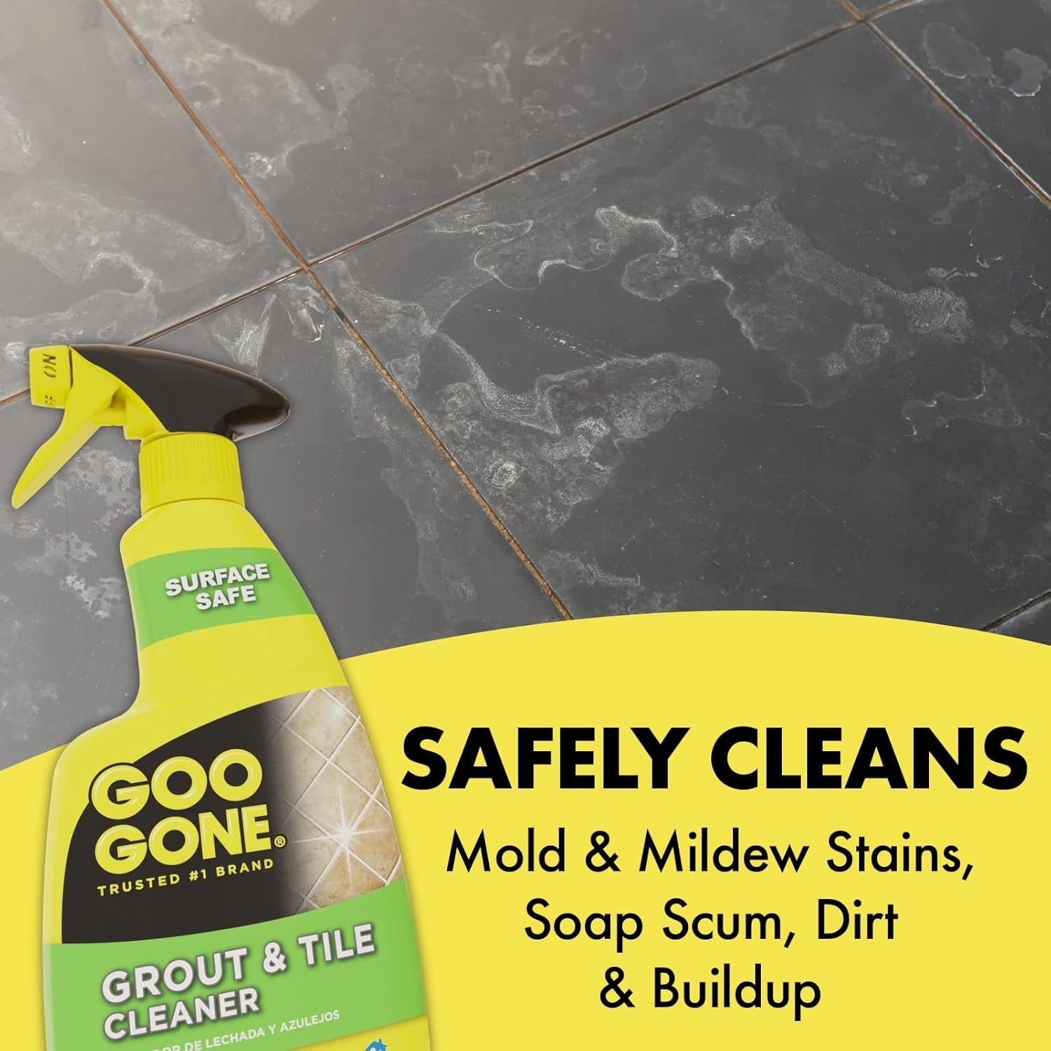 Professional-Strength Tile & Grout Cleaner – 28 Fl Oz, Safe for All Surfaces