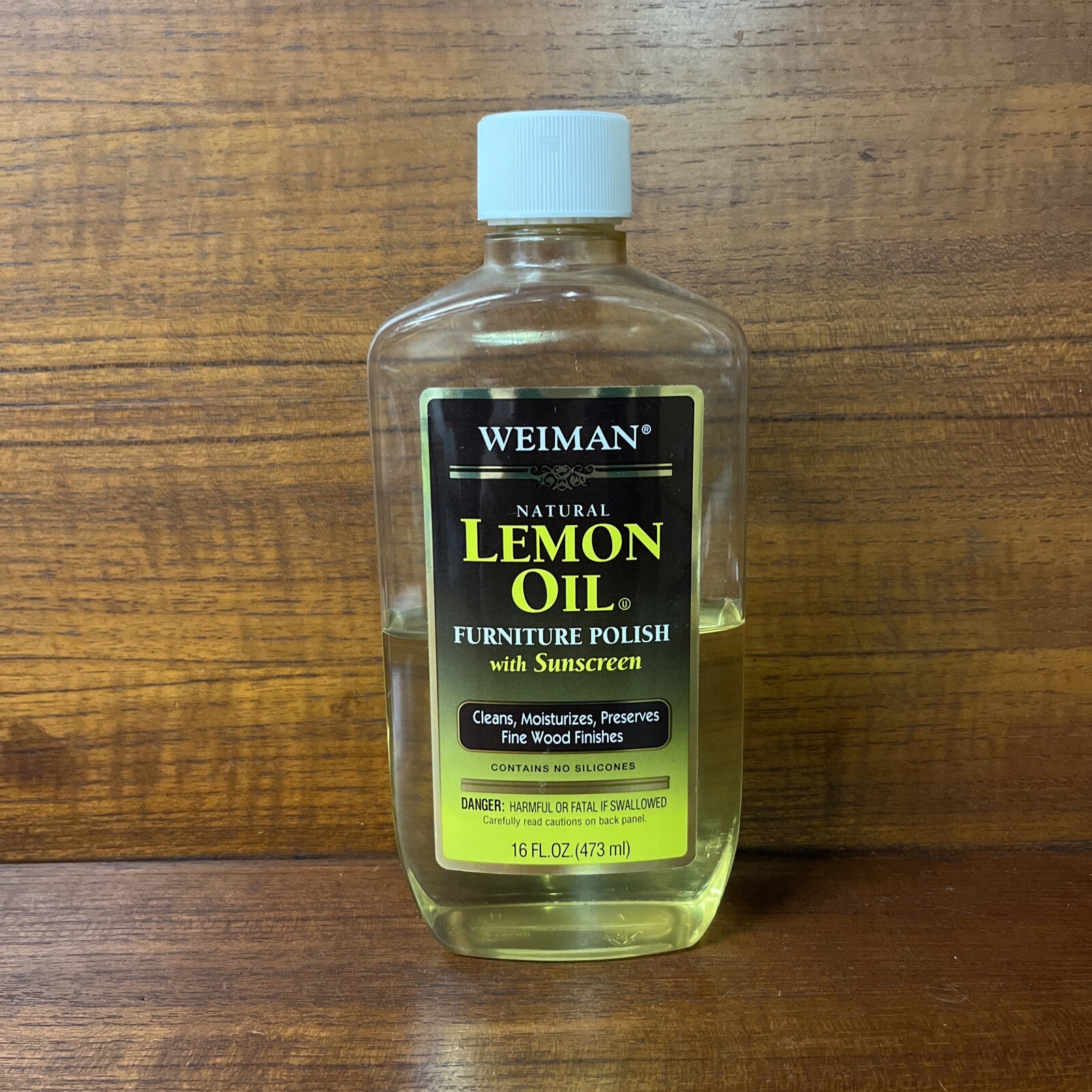 Weiman Enhancing Lemon Oil Furniture Polish W/ Sunscreen Discontinued 50% Full