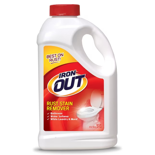 IronOut 76 oz Rust Remover Heavy-Duty Stain Cleaner for Laundry, Toilets & Surfa