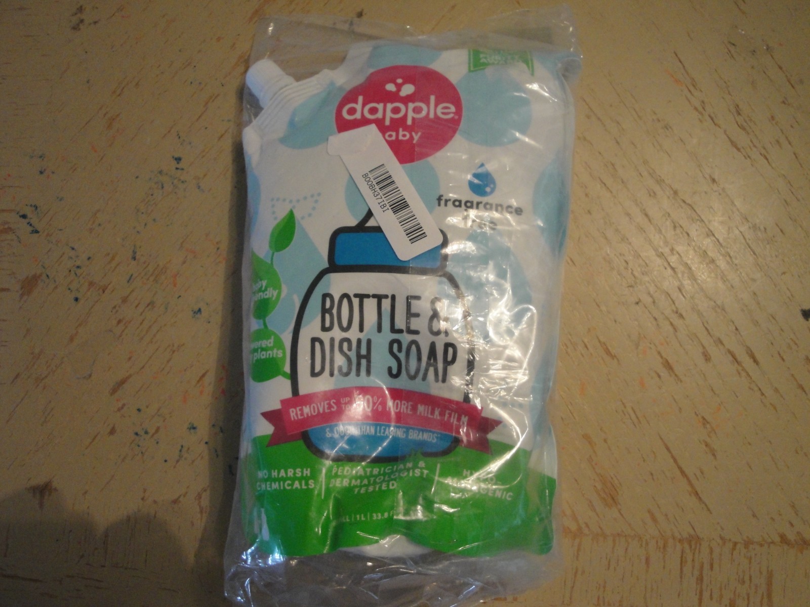 Dapple Bottle And Dish Liquid Soap Refill – Fragrance Free – 34 fl oz #P20