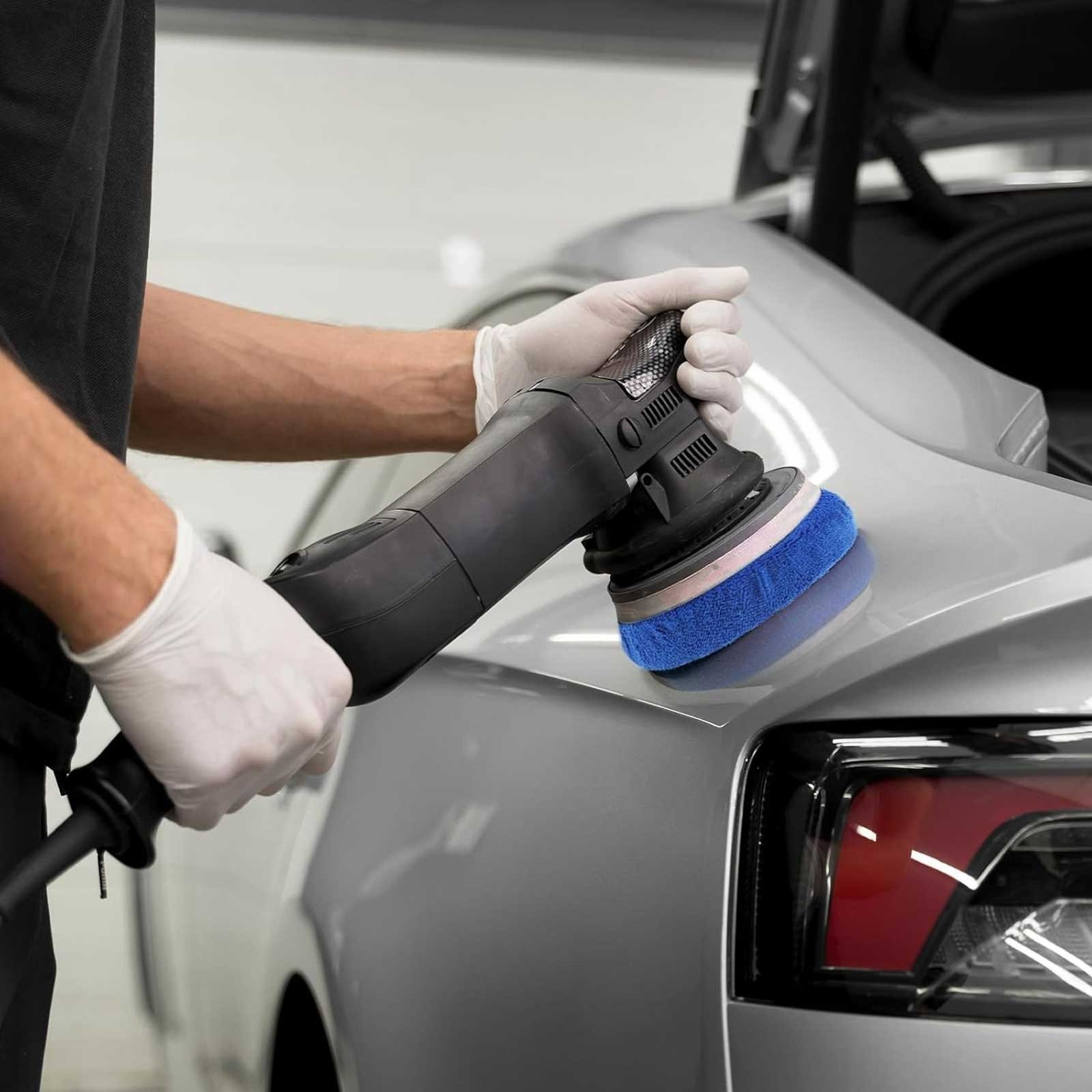 Windshield Cleaning Tool Kit Car Window Glass Wiper Cleaner Brush Pad + Squeegee