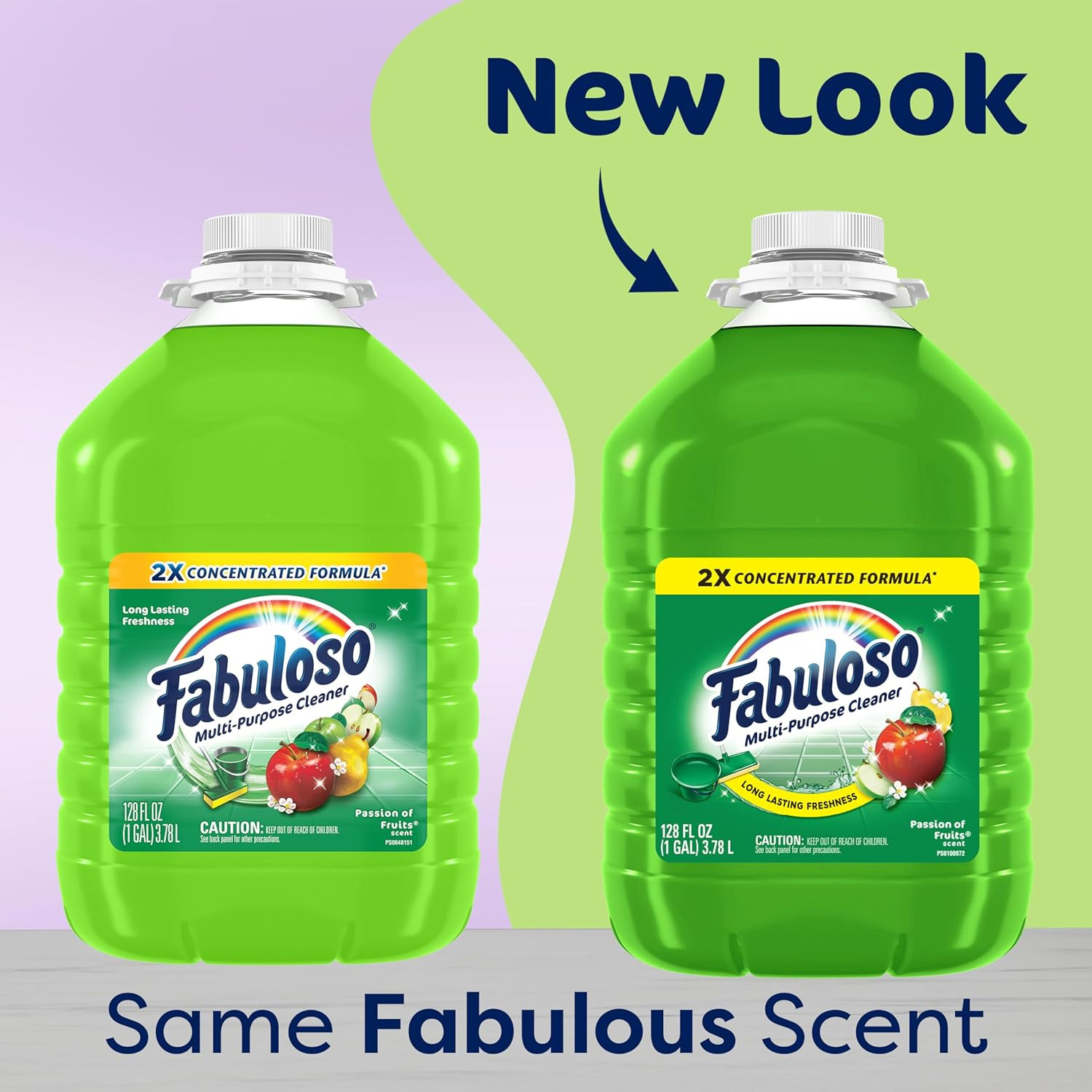 2X Multi-Purpose Cleaner, No Rinse Floor Cleaner, Long-Lasting Freshness, Passio