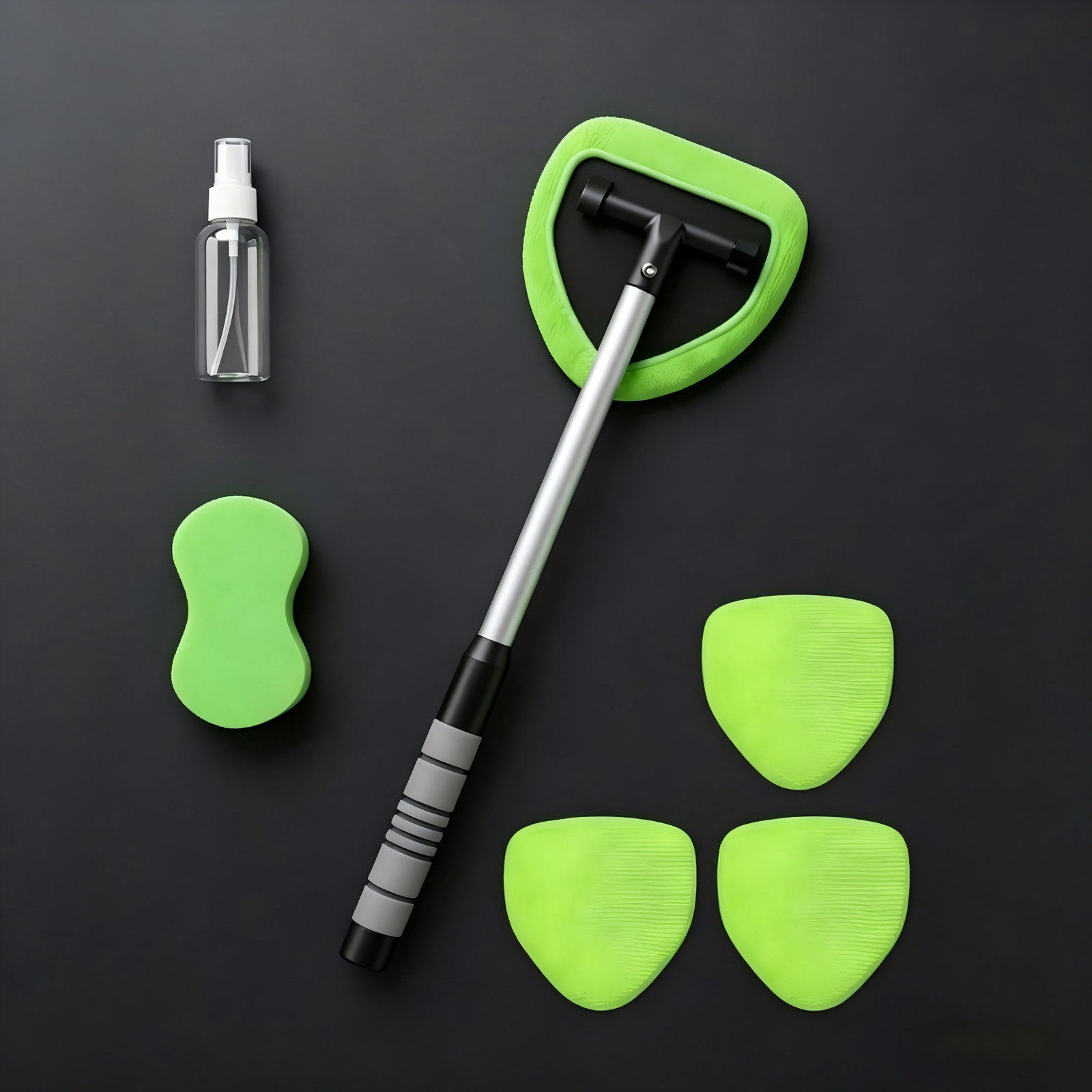 Windshield Cleaner Wand Microfiber Car Inside Window Cleaning Tool Anti Fog 2026