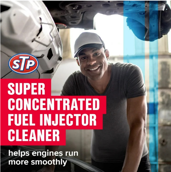 2Pcs STP Super Concentrated Fuel Injector Cleaner – 5.25 fl oz Best Fuel Cleaner