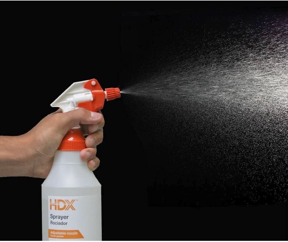 HDX 32 Oz Sprayer Spray Bottle (3 Pack) Semi-Transparent Empty Bottle