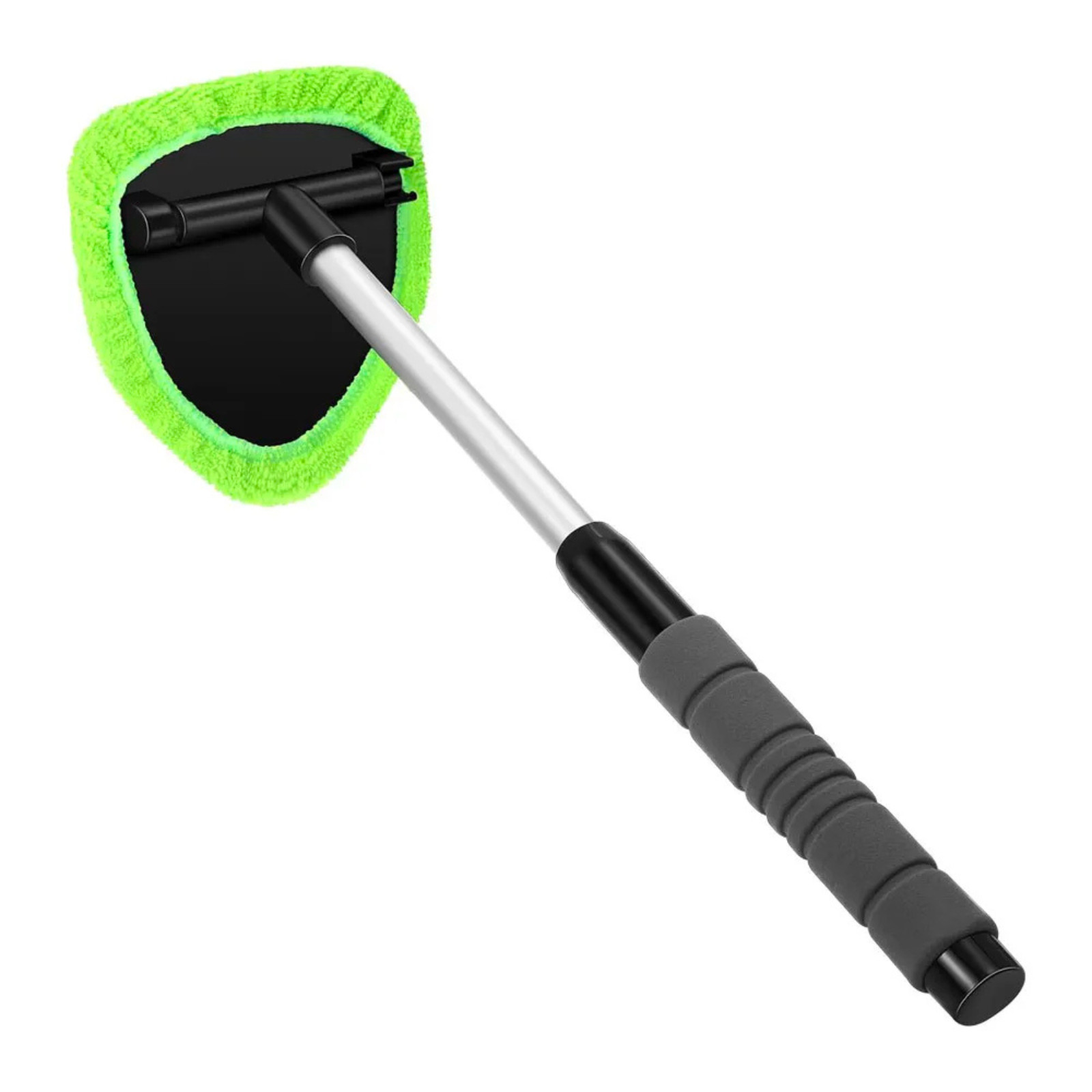 WINDOW SCRAPING MIST ELIMINATOR – TELESCOPIC MICROFIBER CAR WINDOW CLEANER BRUSH