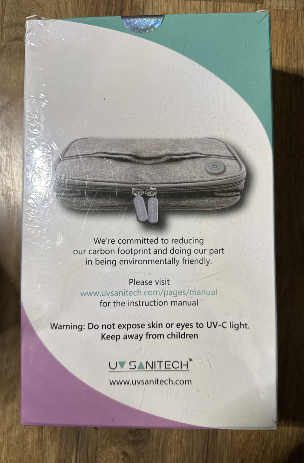 UV Sanitech Bag Sterilizer Kills 99.9% Of Germs Bacteria Viruses