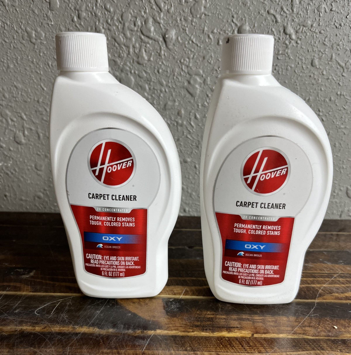 Hoover 2X Concentrated Oxy Carpet Cleaning Formula Ocean Breeze Scent 6 fl oz