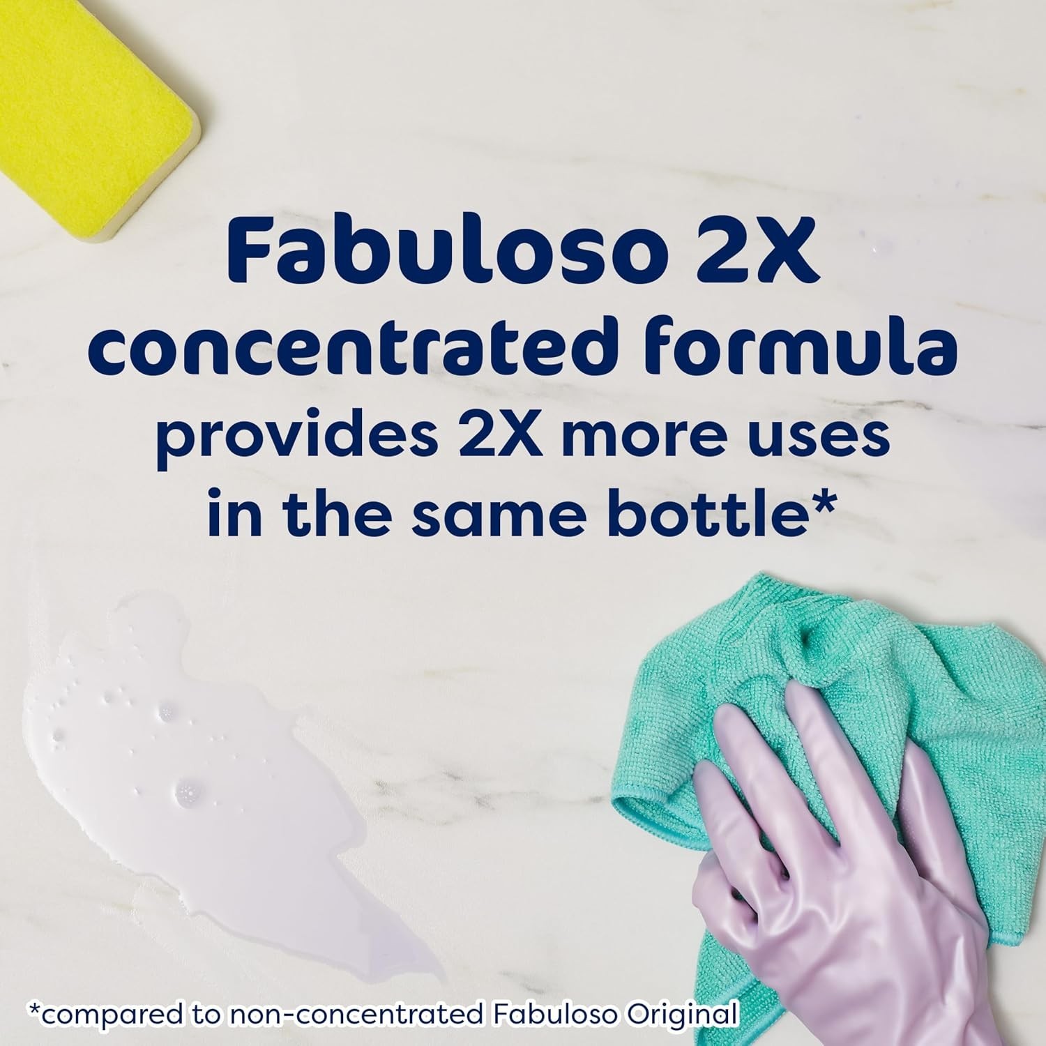 Fabuloso Multi-Purpose Cleaner 2X Concentrated Lavender Scent 56 Fl Oz