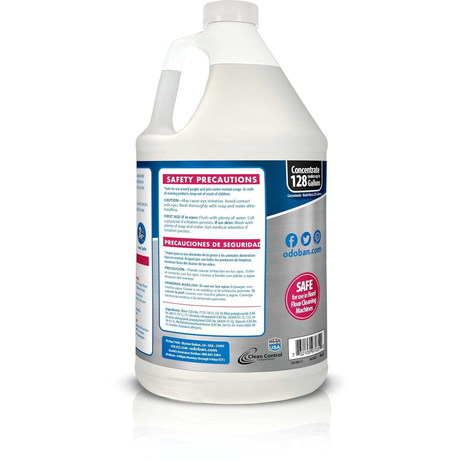 Pet Solutions No Rinse Neutral Ph Floor Cleaner Concentrate, Made in the USA, 1