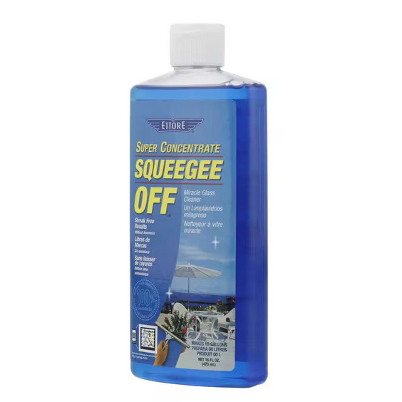 16 oz Squeegee Off Window Cleaning Soap – Streak-Free Glass Cleaner