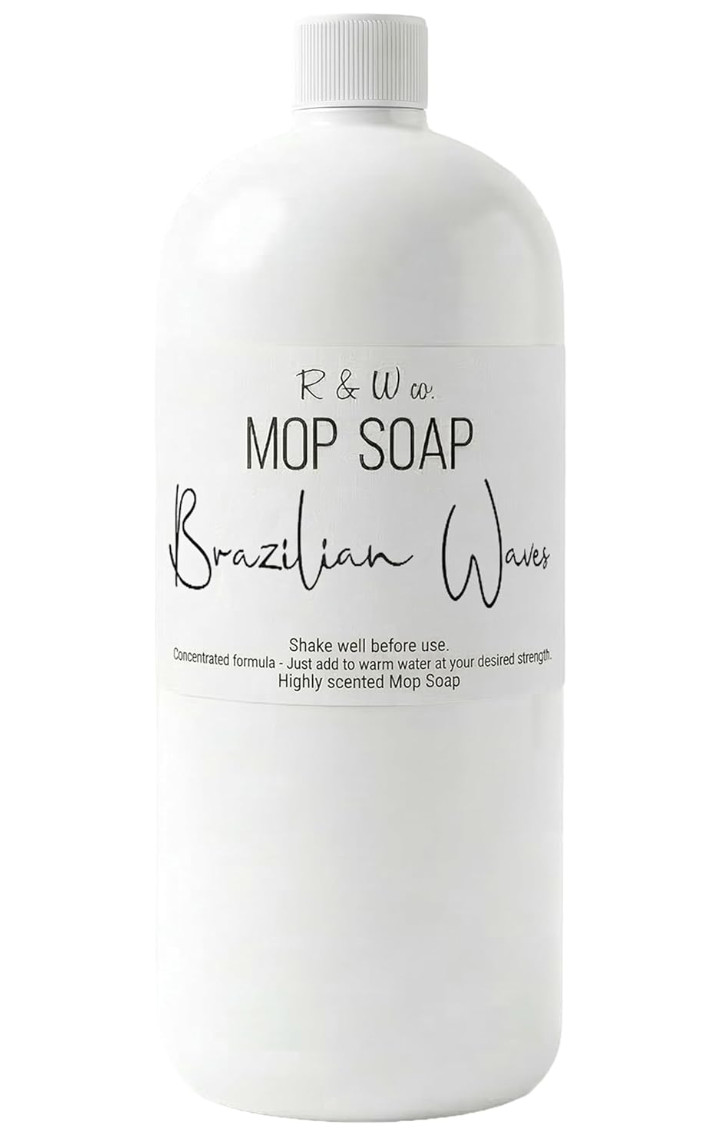 R&W Co. Original 32oz Premium Mop Soap Brazilian Waves Scented