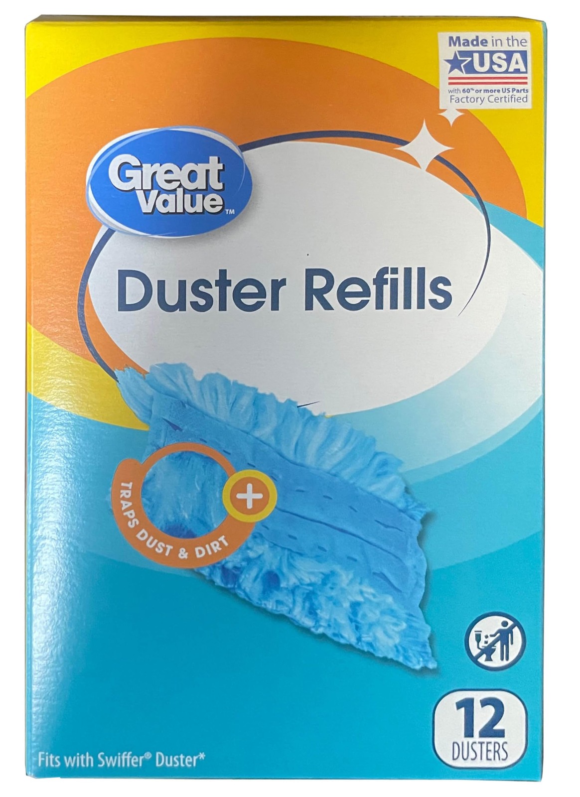 Great Value Duster Refills – 12 Count, 2 Pack, 24 Count Total – Dirt, Dust & …