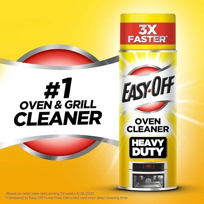 4 X Easy-Off Heavy Duty Oven Cleaner Regular Scent 14.5 oz each, Free Shipping