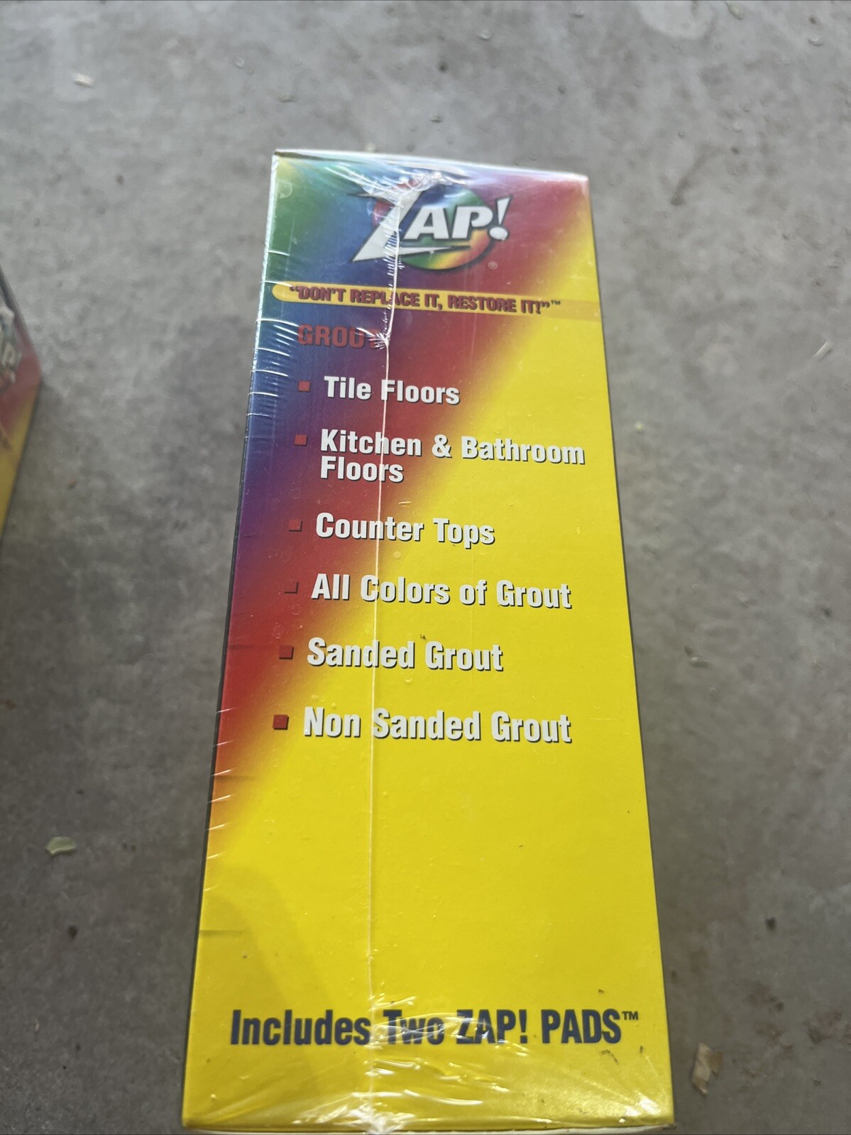 Zap Professional Colored Grout Restorer Restores Grout To Original 16FL OZ NIB