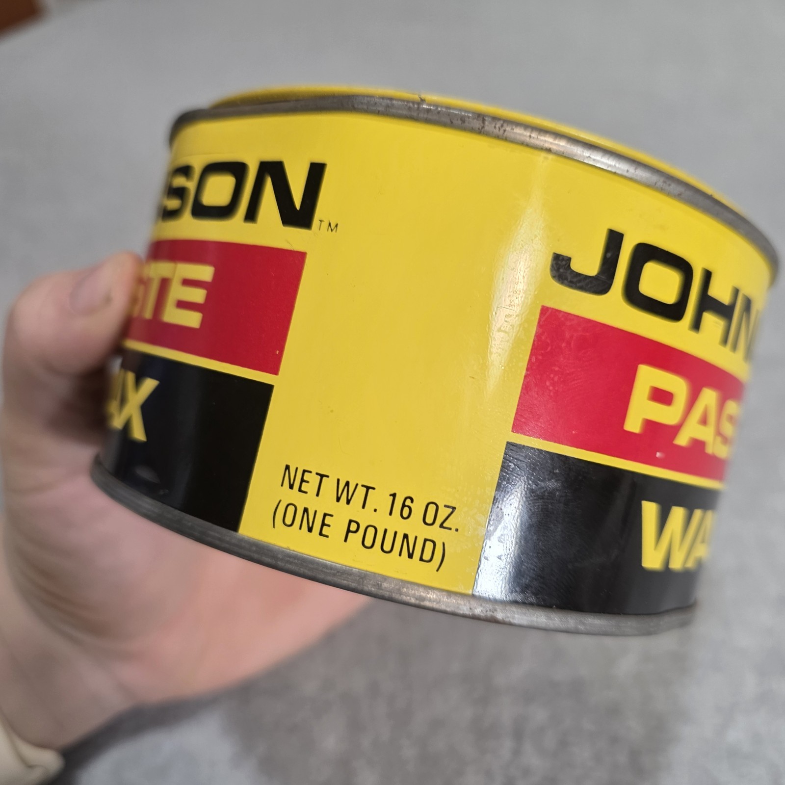 SC Johnson Paste Wax The Original Formula, 16 oz (1 lb) Discontinued NEW