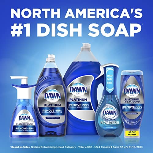 Ultra Platinum Foam Dishwashing Fresh Rapids Scent 10.1 fl oz Packaging May Vary