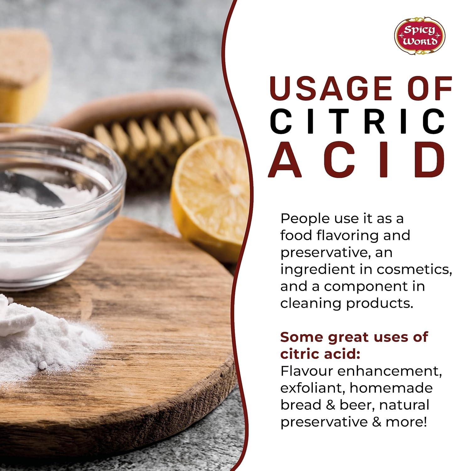 Citric Acid 2 LB Bag – 100% Pure, Food Grade & Non-GMO – Citric Acid Powder f…