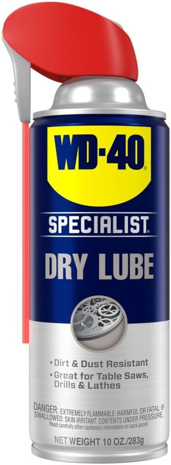 Dry Lube with SMART STRAW SPRAYS 2 WAYS, 10 OZ
