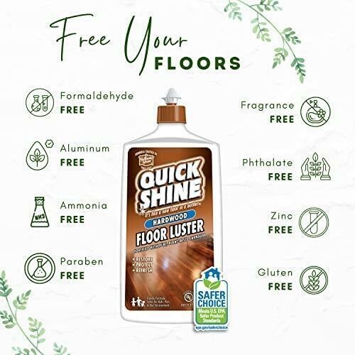Quick Shine 2 Pack Smart Combo- Includes 1 Hardwood Floor Cleaner 27 FL oz