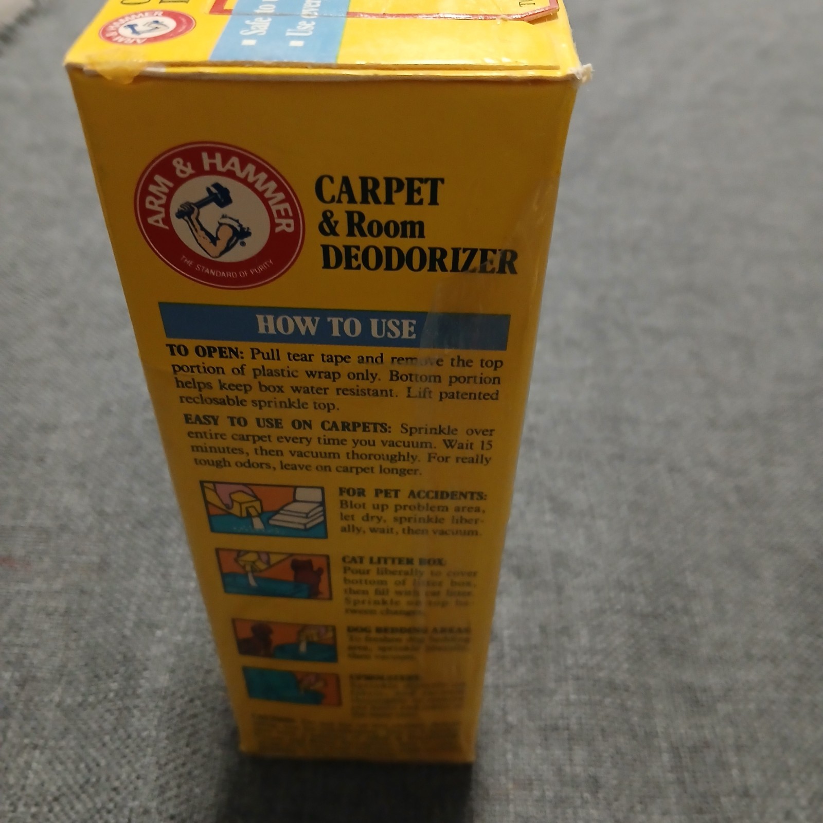 Vintage 1992 Arm & Hammer POTPOURRI FRESH SPRING Carpet Deodorizer NOS 21 Oz