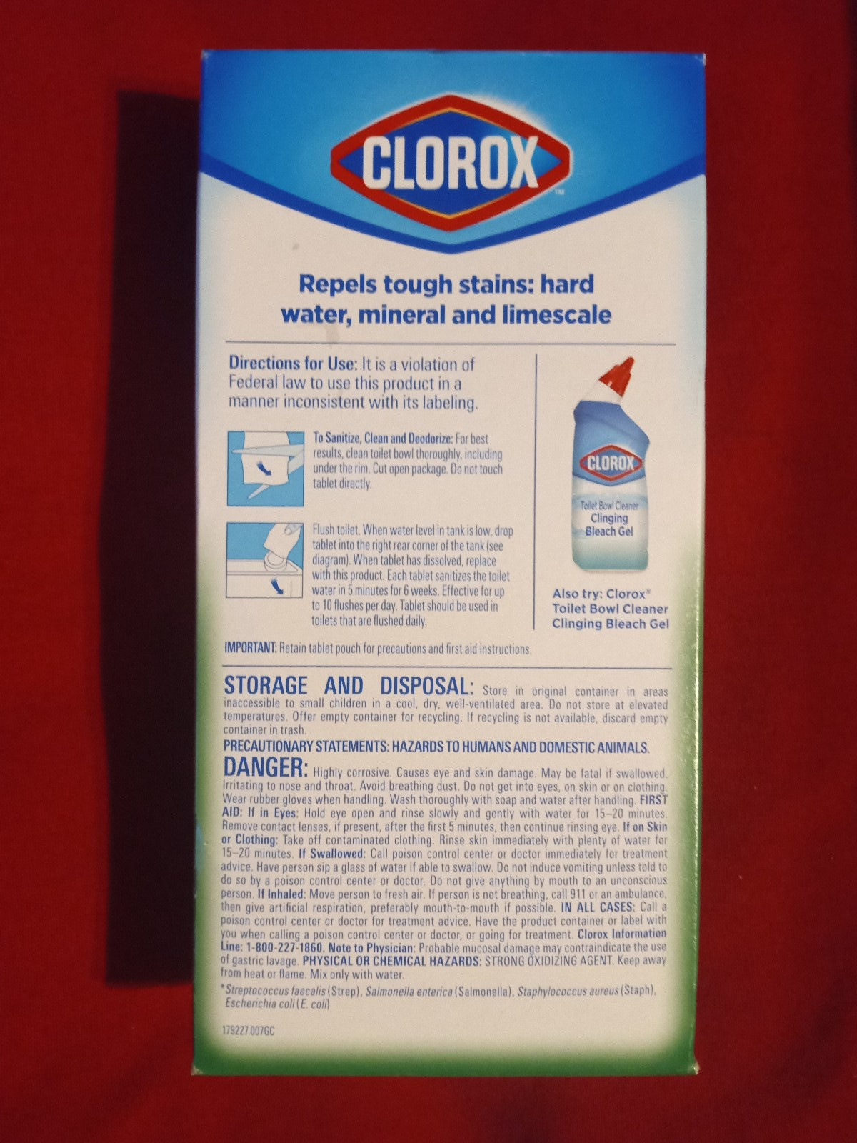 Clorox Bleach Ultra Clean Automatic Toilet Bowl Cleaner Tablets 3.5 oz 4 Pack