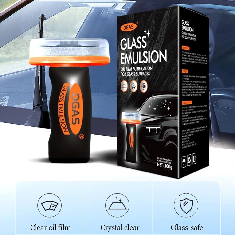 5x Car Window Windscreen Glass Oil Film Automotive Clean Brush Remover Cleaner