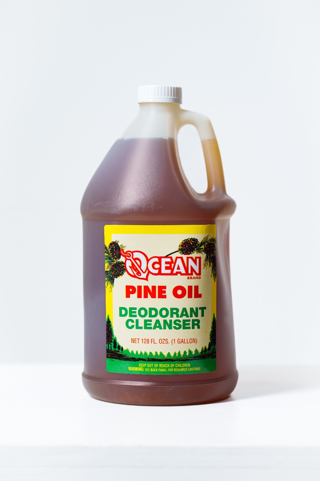 OCEAN BRAND PINE Oil Cleaner / Degreaser 128OZ CONCENTRATED 65% Pure Pine Oil