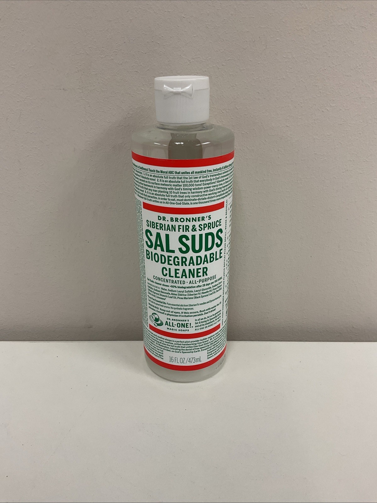 Dr. Bronner’s Sal Suds Biodegradable All Purpose Cleaner Concentrate 16 FL Oz