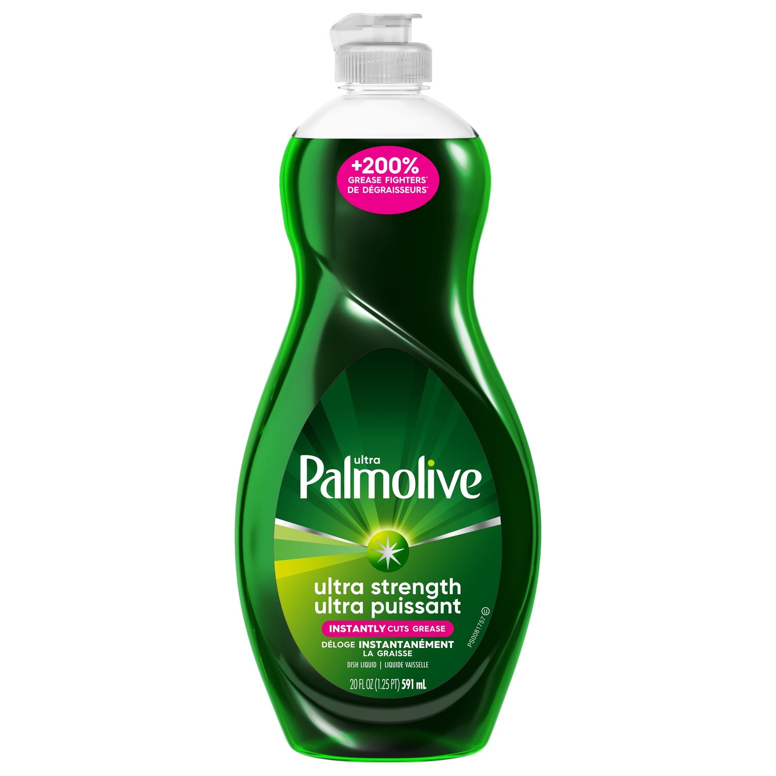 Ultra Strength Liquid Dish Soap Cuts Grease & Grime No Soaking Needed 20 fl oz