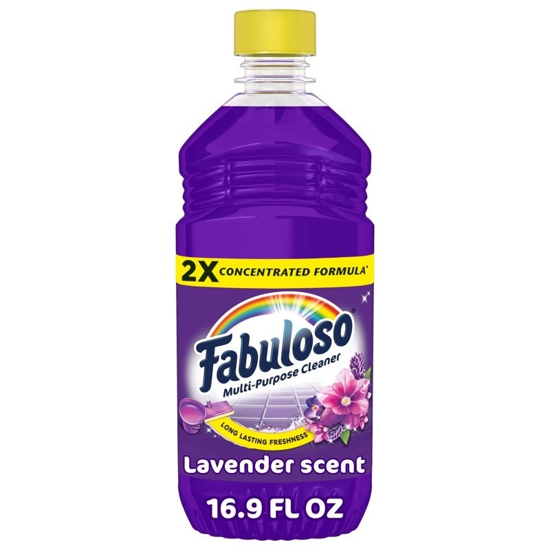 2x Multi-Purpose No Rinse Floor Cleaner Lavender Scent 16.9oz Surface Deodorizer