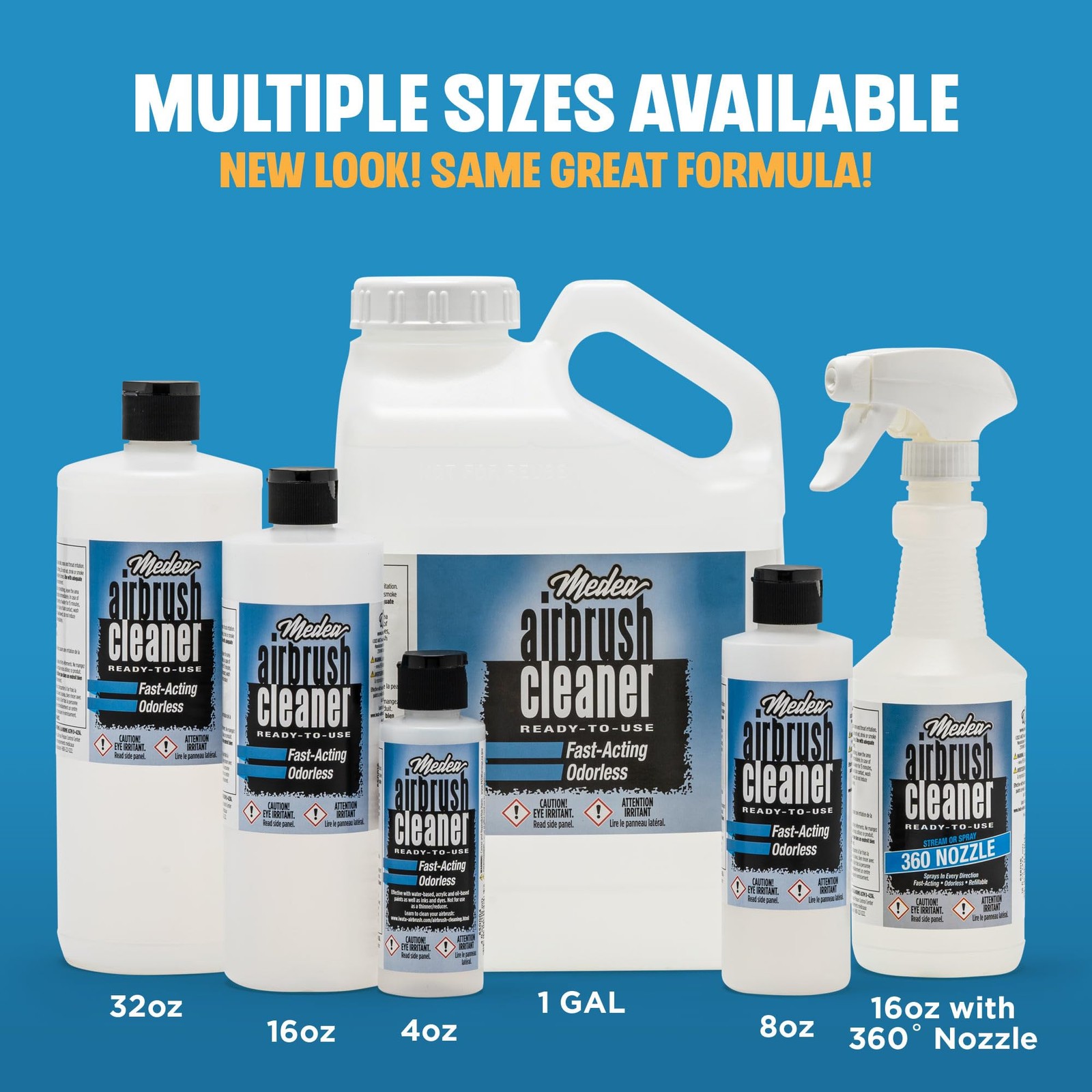 32 oz Clear Pump Sprayer General Purpose Cleaner for Airbrushes and Art Tools