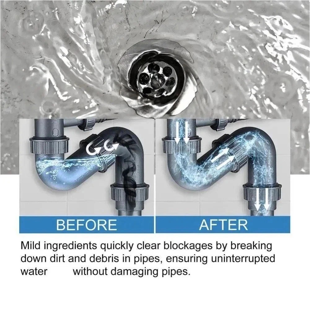 1-5x Wild Tornado Powerful Sink Drain Cleaner High Efficiency Clogging Remover