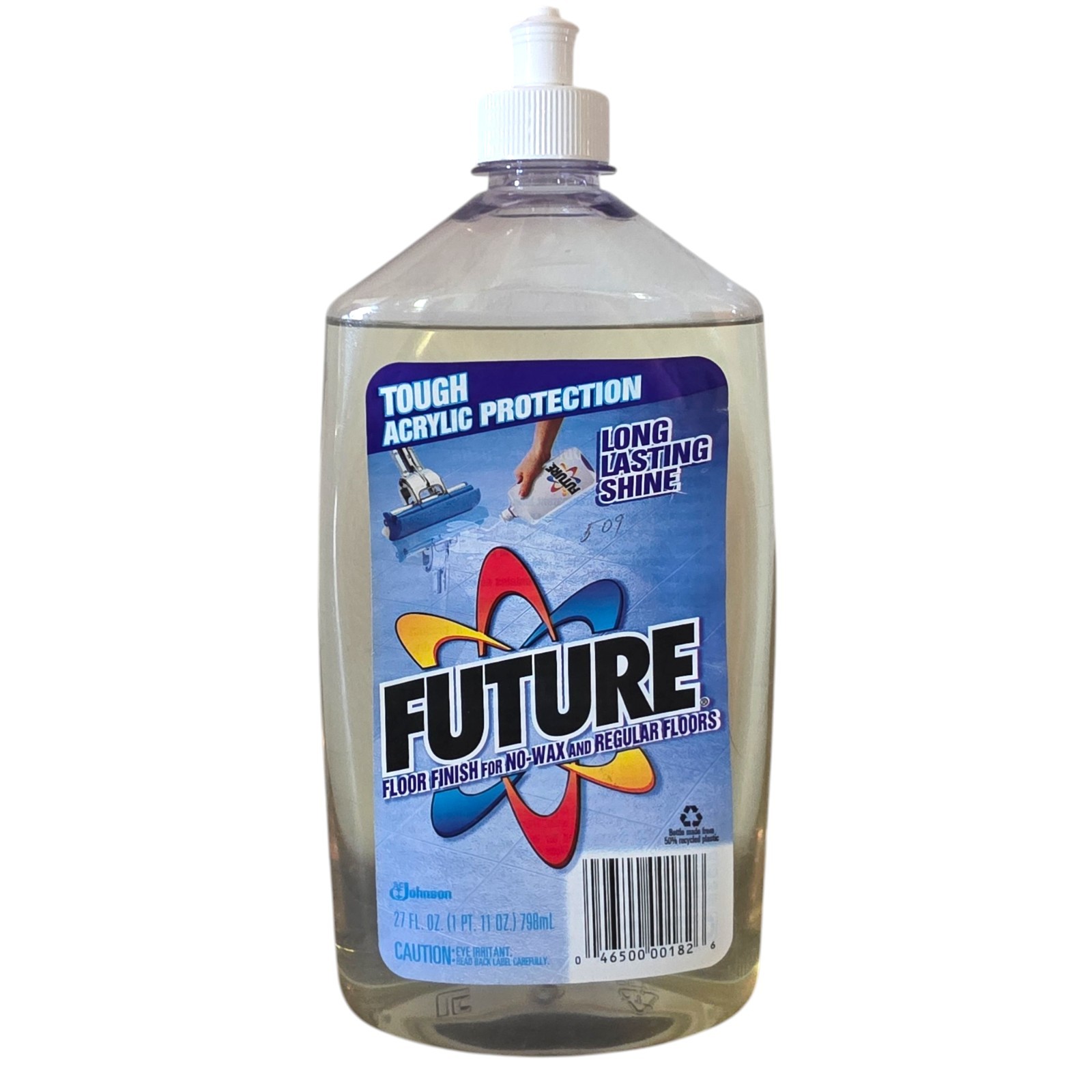SC Johnson Future Acrylic No Wax Floor Finish Polish Wax 27 fl oz 98% Full