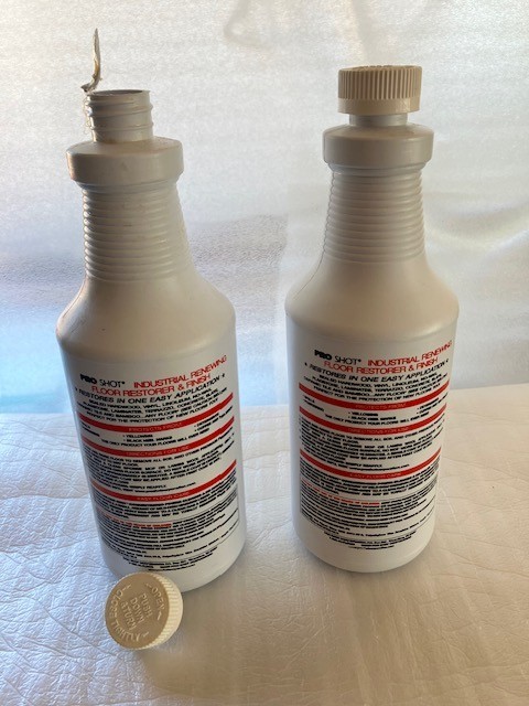 Pro Shot Industrial Re-Newing Floor Restorer & Finish, Two Bottles = 49.5 Oz.