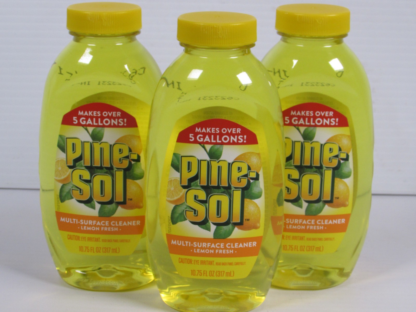 Pine-Sol Multi-Surface Cleaner Lemon Fresh Concentrate, Makes 5 Gal, Lot of 3