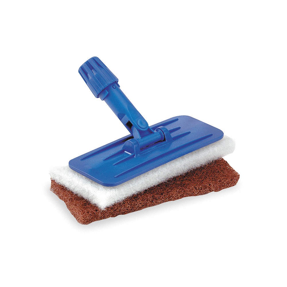 TOUGH GUY 280195 Swivel Pad Holder,Blue,10 in L 6XE75