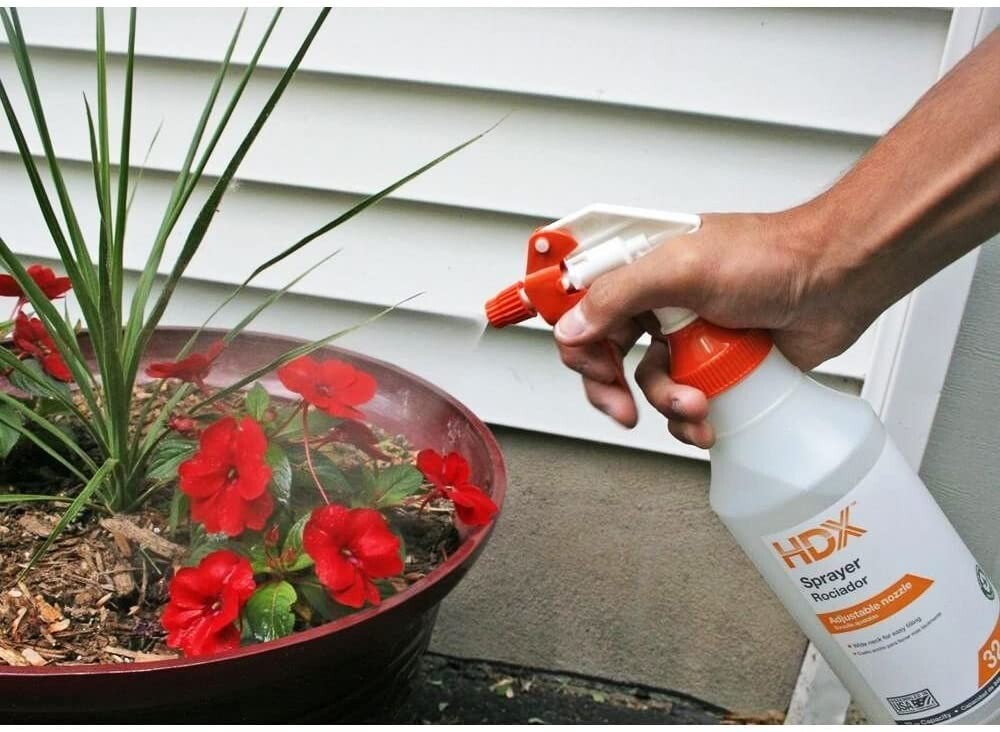 HDX 32 Oz Sprayer Spray Bottle (3 Pack) Semi-Transparent Empty Bottle
