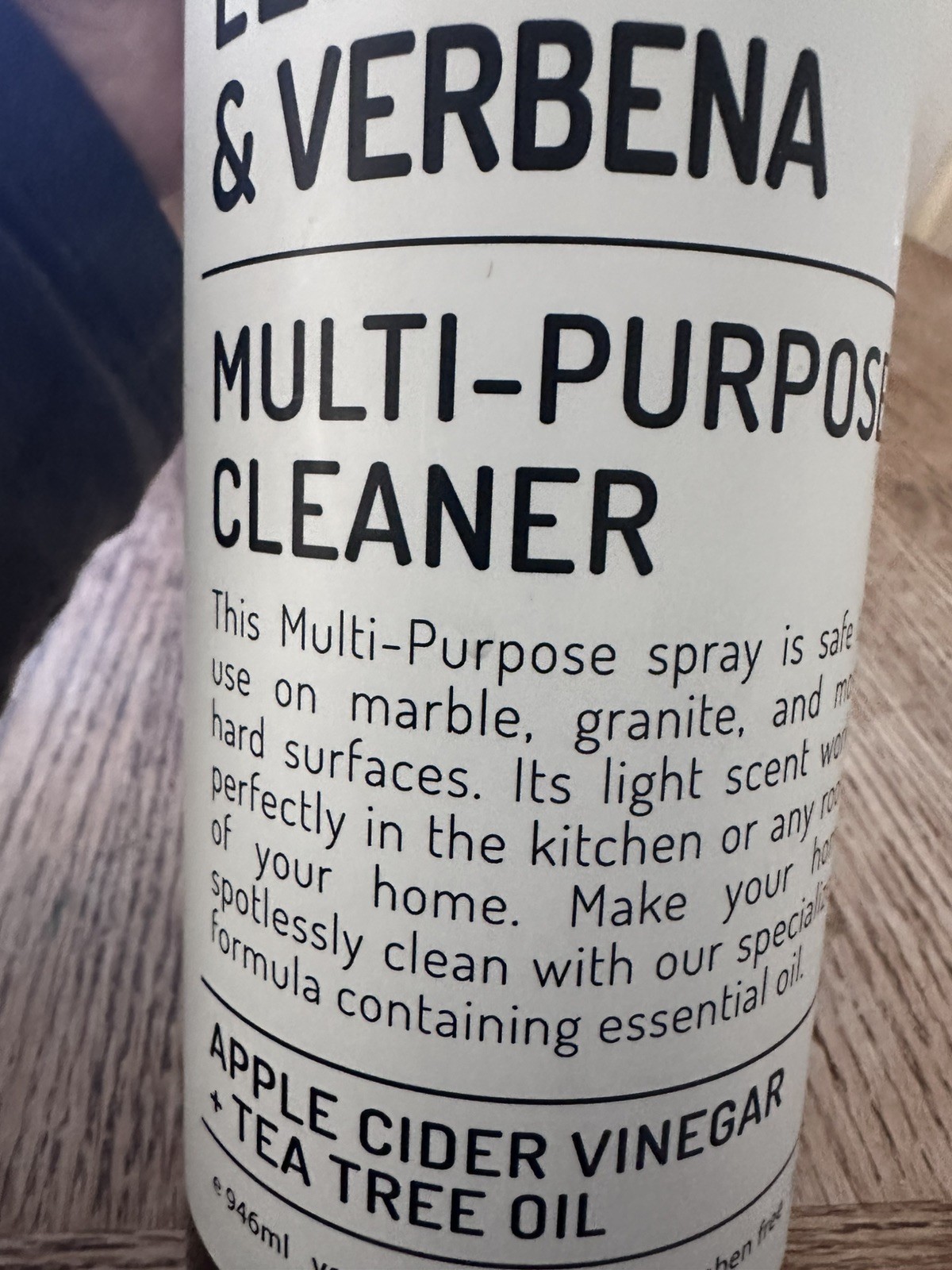 CLEAN + SIMPLE ~ LEMON VERBENA Kitchen Refresher Cleaner Odor Deodorizer 946ML
