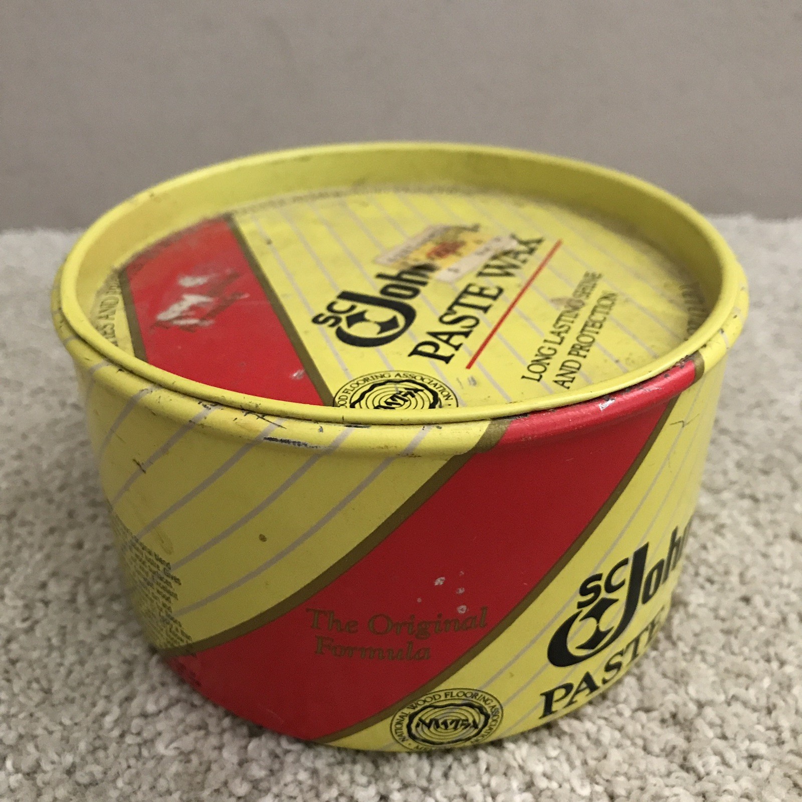 SC Johnson Paste Wax The Original Formula 16oz ~75% Full Discontinued