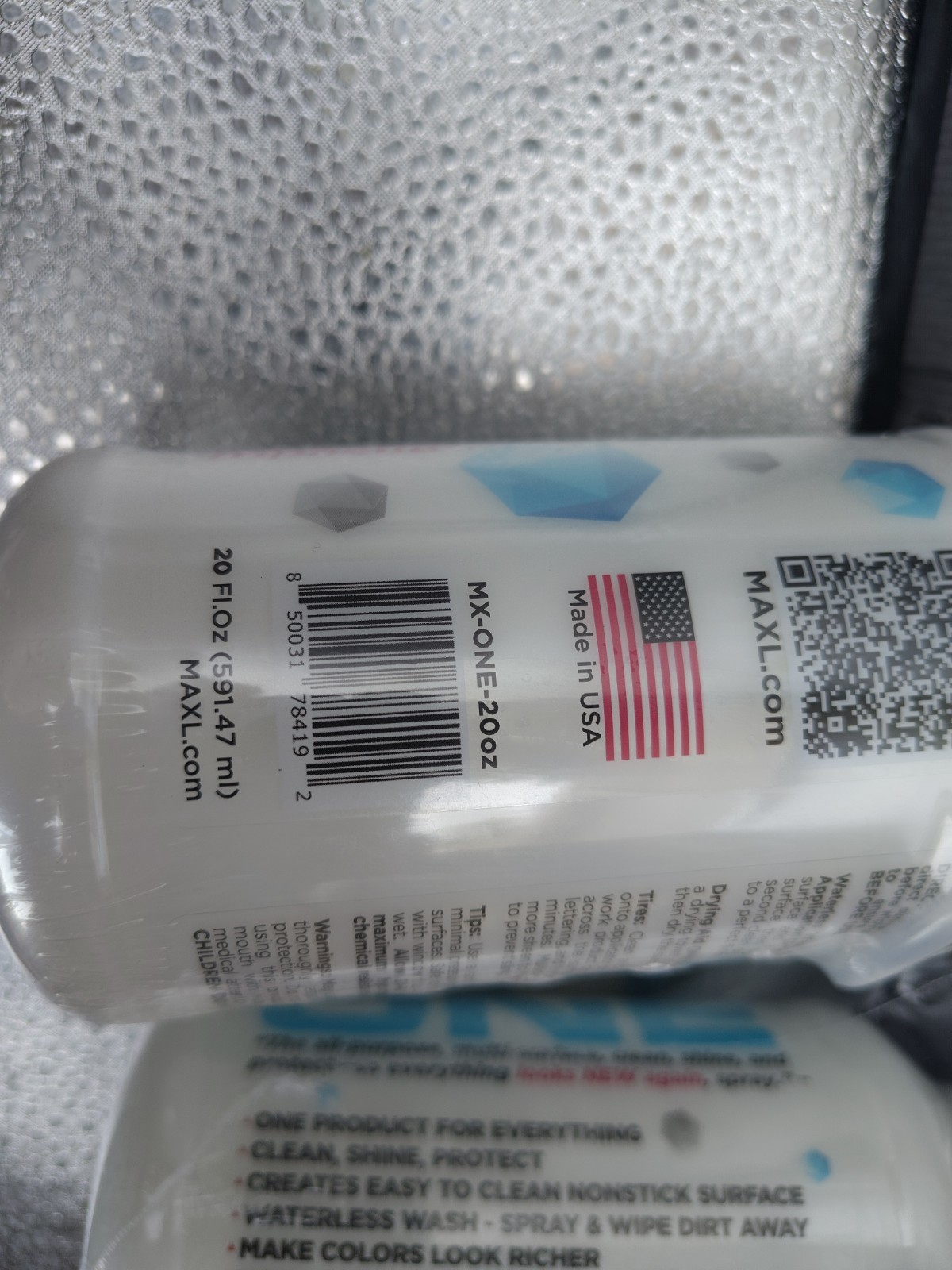 MAXLONE Car Spray with Triphene Tech – Waterless Cleaner & Detailer (2x20oz)