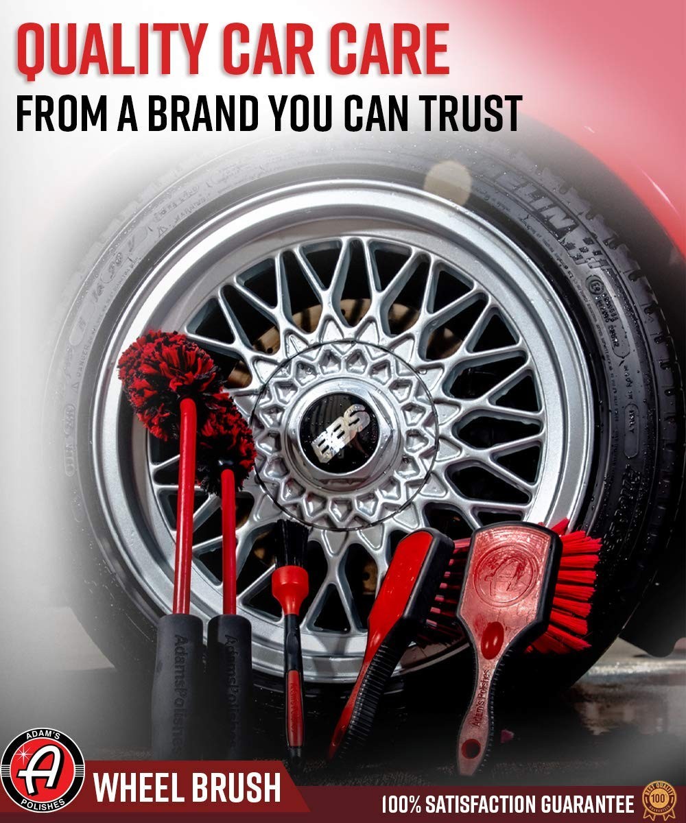 Wheel Brush Car Detailing Brush for Wheel Cleaner & Rim Cleaner Detailing Sup…