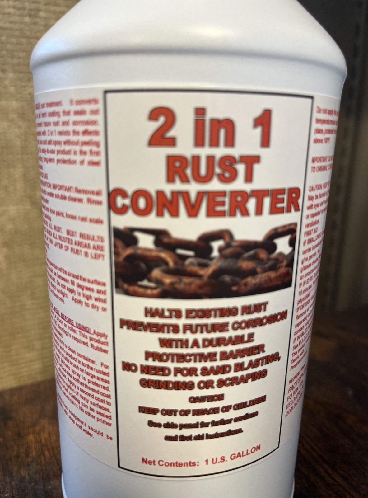 2 in 1 RUST CONVERTER QUART SIZE