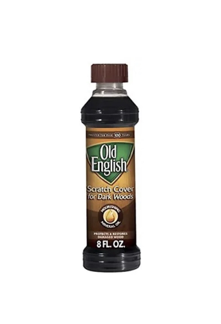 Old English 75144 Scratch Cover For Dark Woods, 8oz Bottle, Wood Polish