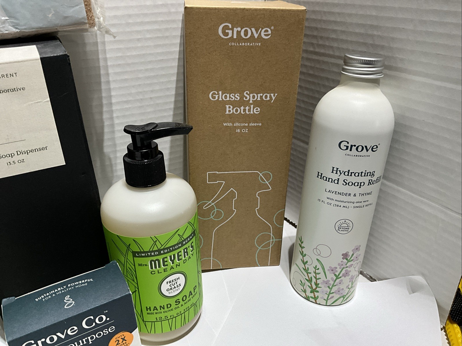 Grove Collaborative & Myers Clean Day Lot Of 9 New Items Glass Spray Bottles &