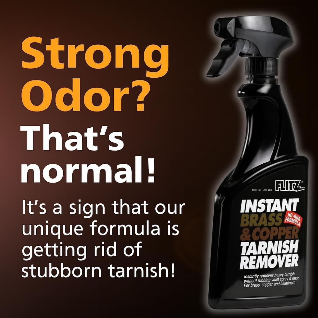 Instant Brass and Copper Tarnish Remover – 16oz Bottle of -Made Organic Rust …