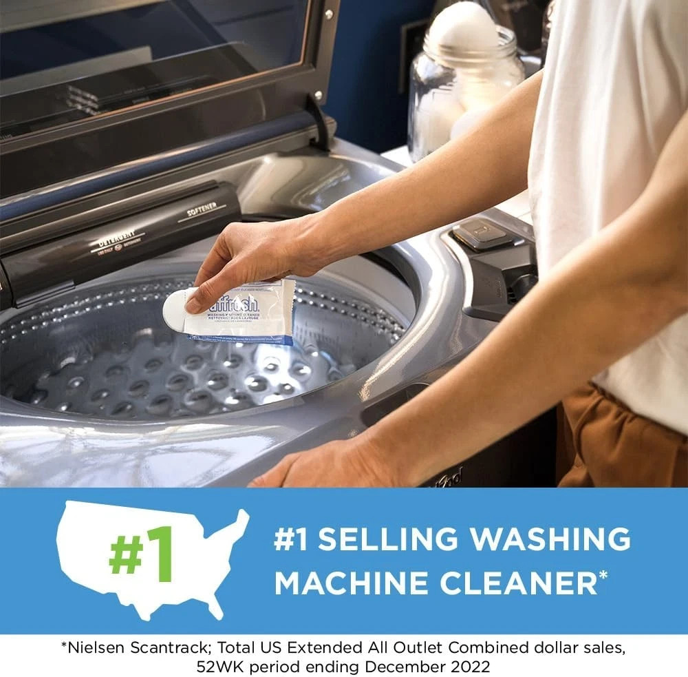 Affresh Washing Machine Cleaner, Cleans Front Load and Top Load Washers, Includi