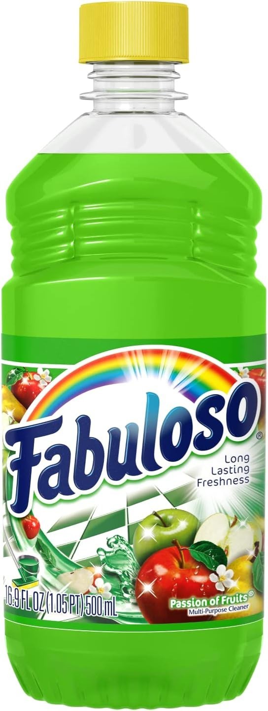 Biodegradable Passion of Fruits Cleaner – 16.9 Fl Oz, 2 Bottles for Home Use